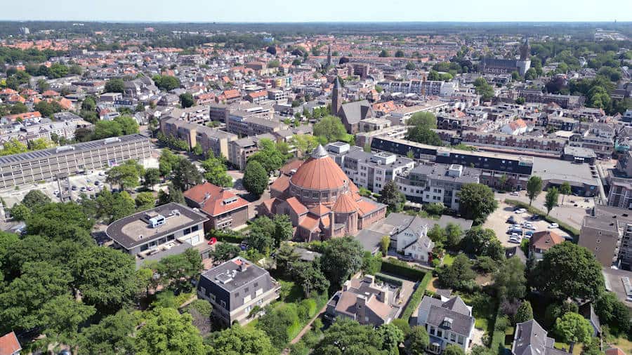 Luchtfoto van Bussum