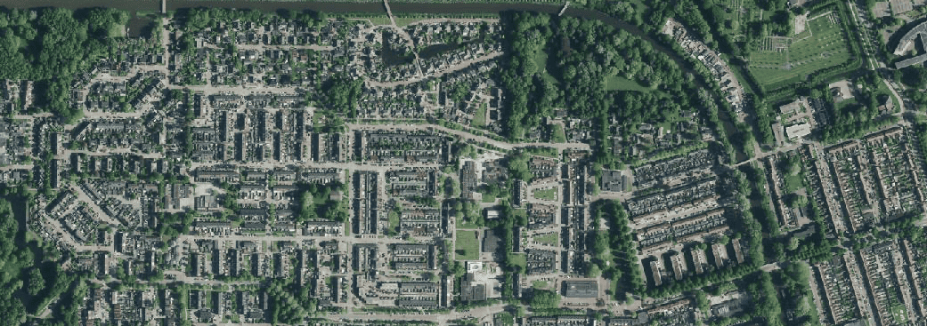 Luchtfoto Emmeloord, van luchtfoto.nl, Werkgebied isolatiebedrijf Emmeloord