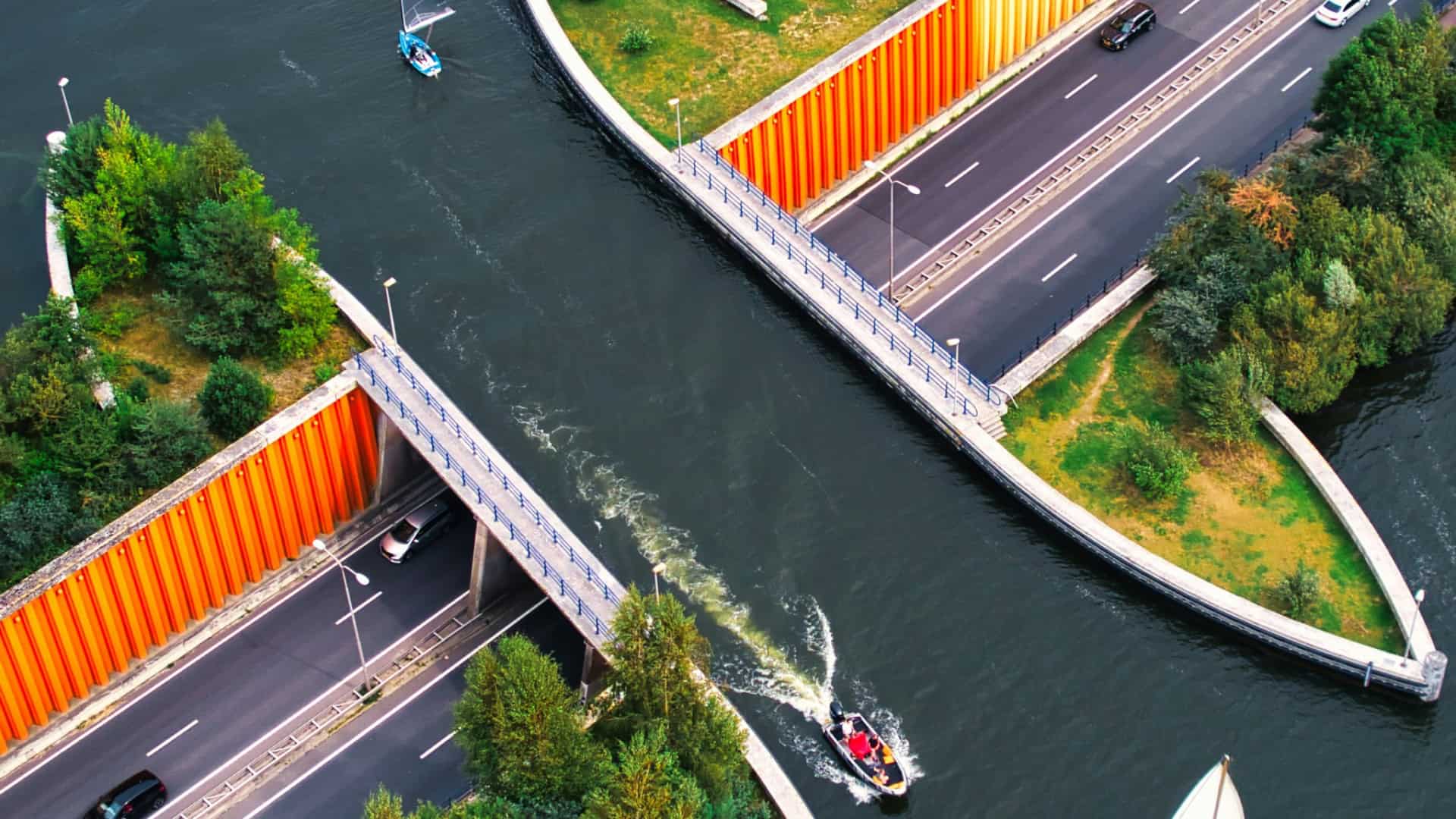 Aquaduct Veluwemeer, Harderwijk, Nederland