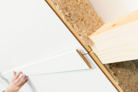 Isovlas tijdens Dakisolatie