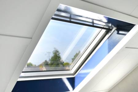 Dak geïsoleerd met isovlas